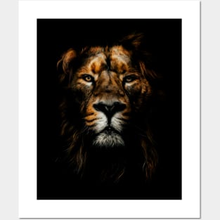 Regal Reign: Lion's Dominance Displayed on This Striking Shirt Posters and Art